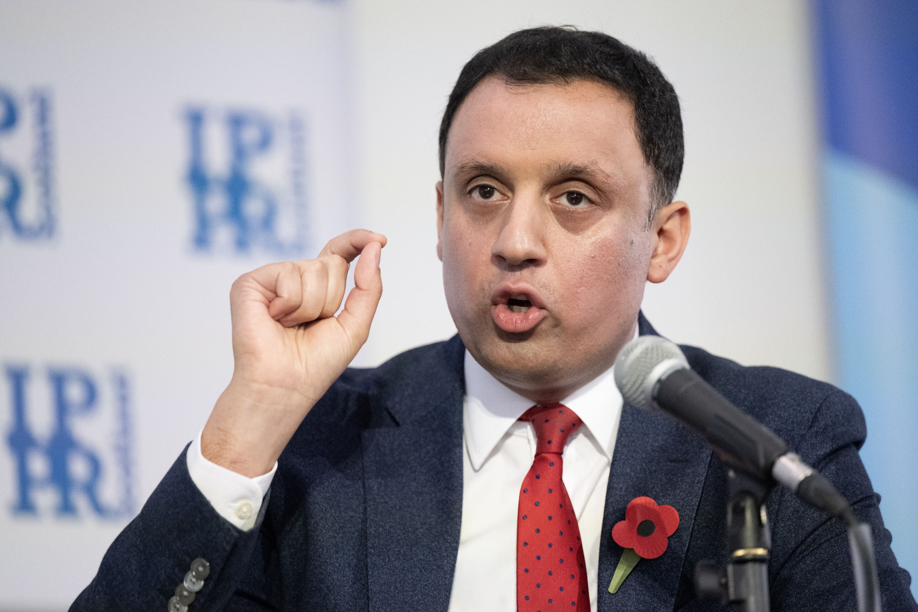 Anas Sarwar has admitted Scottish Labour is not in a strong negotiating position over the forthcoming Budget (Lesley Martin/PA)