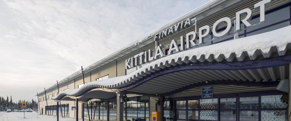 <p>Flights at Finland’s Kittila airport were cancelled over Arctic cold temperatures</p>
