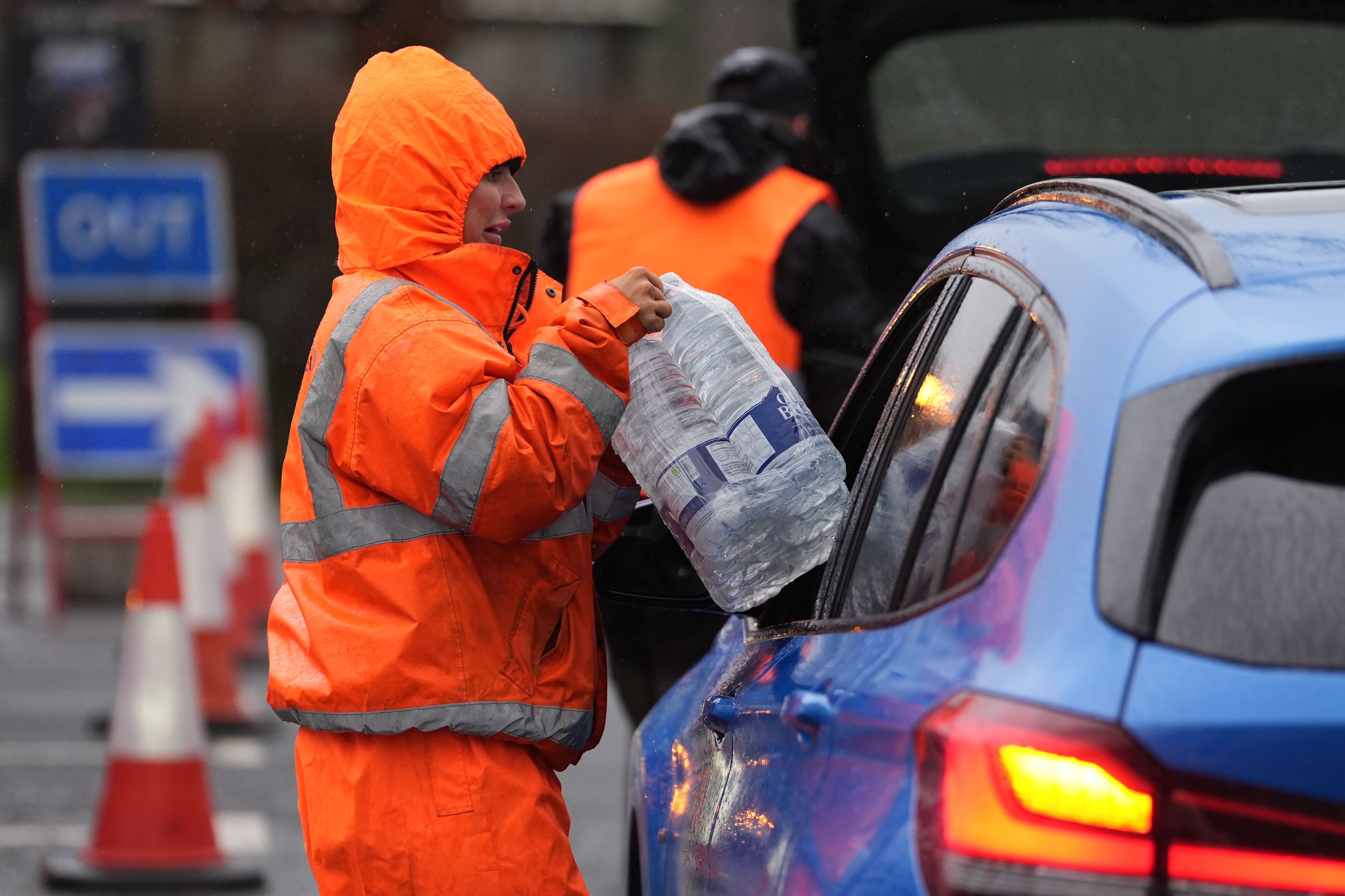 Bottled-water stations have been opened in East Grinstead, pictured, Tunbridge Wells, and Ashford (Gareth Fuller/PA)