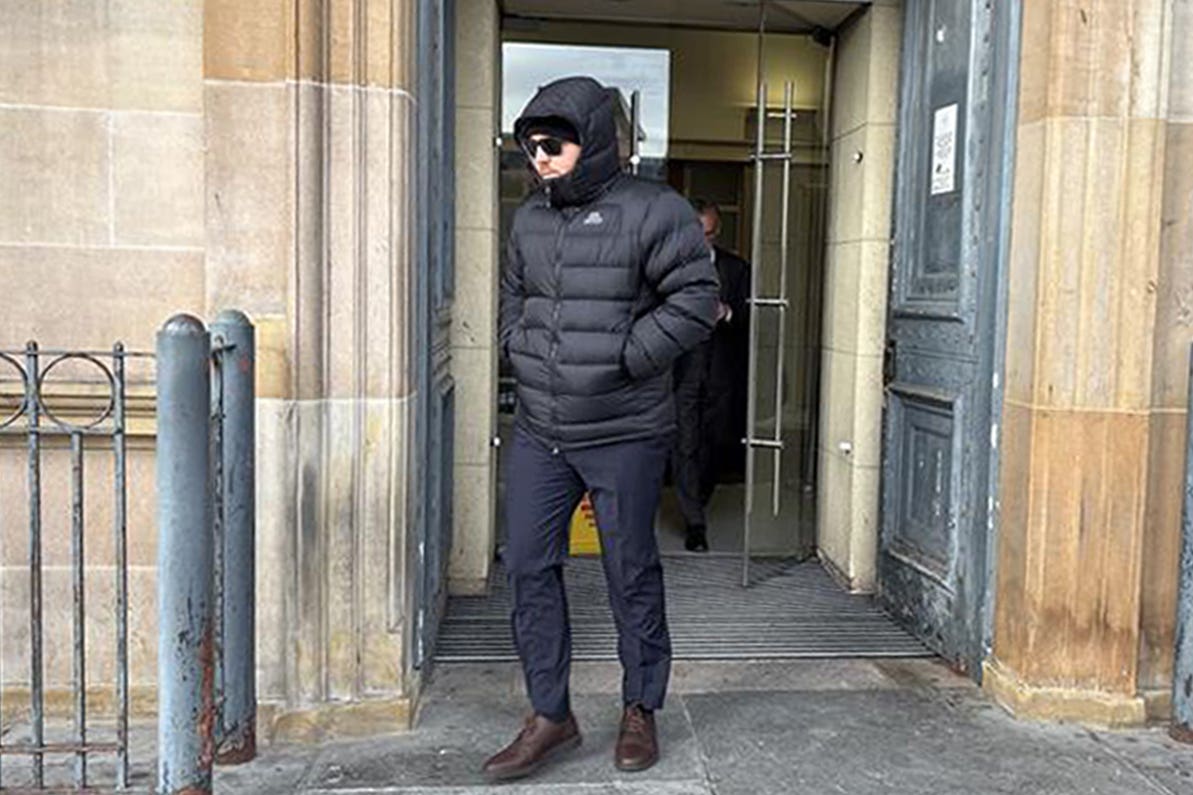 David Gowans, pictured outside court, was sentenced to 18 months in jail on Monday