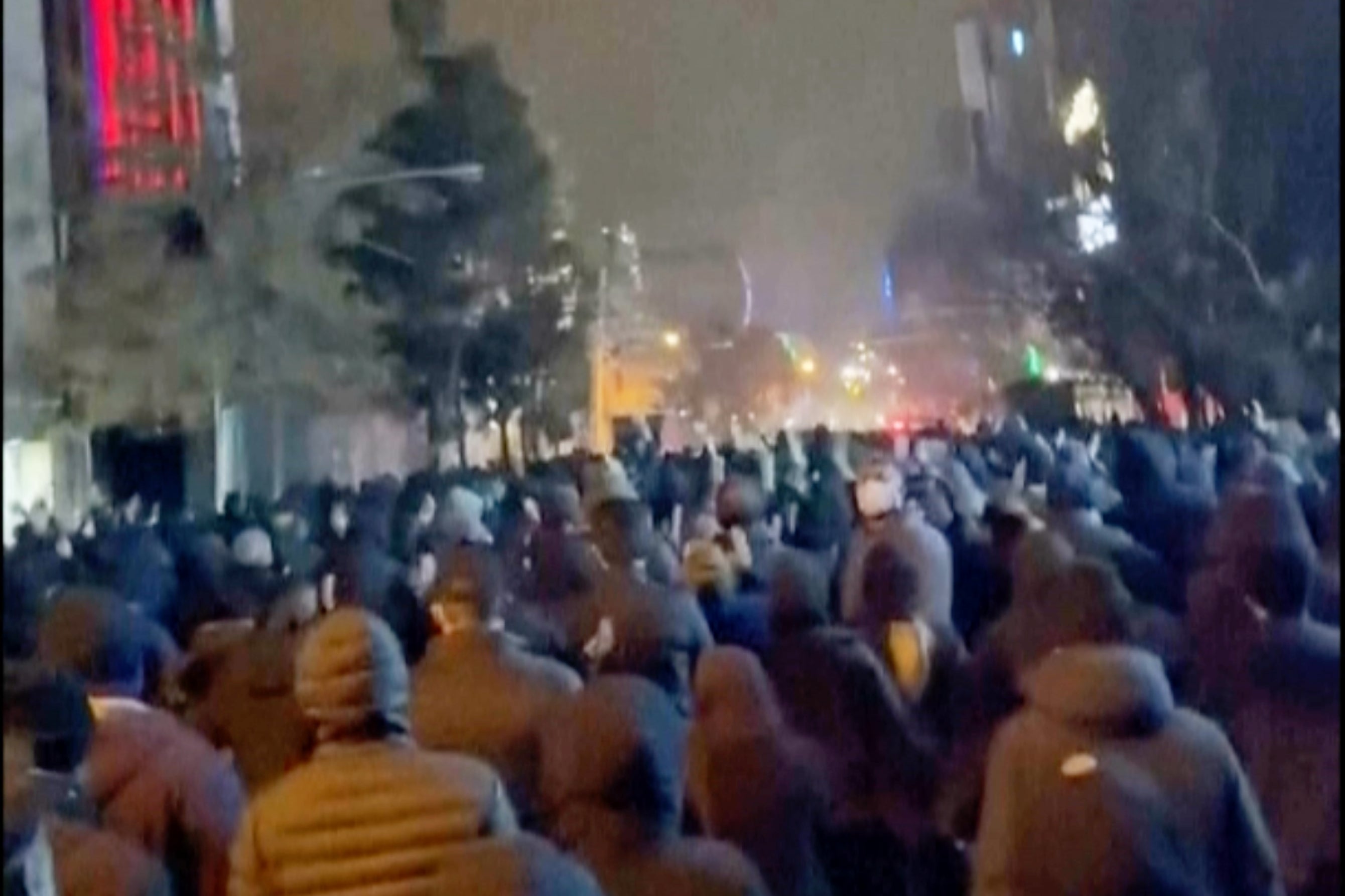 Protesters fill the streets of Tehran as pressure grows on the Iranian regime to call off its response