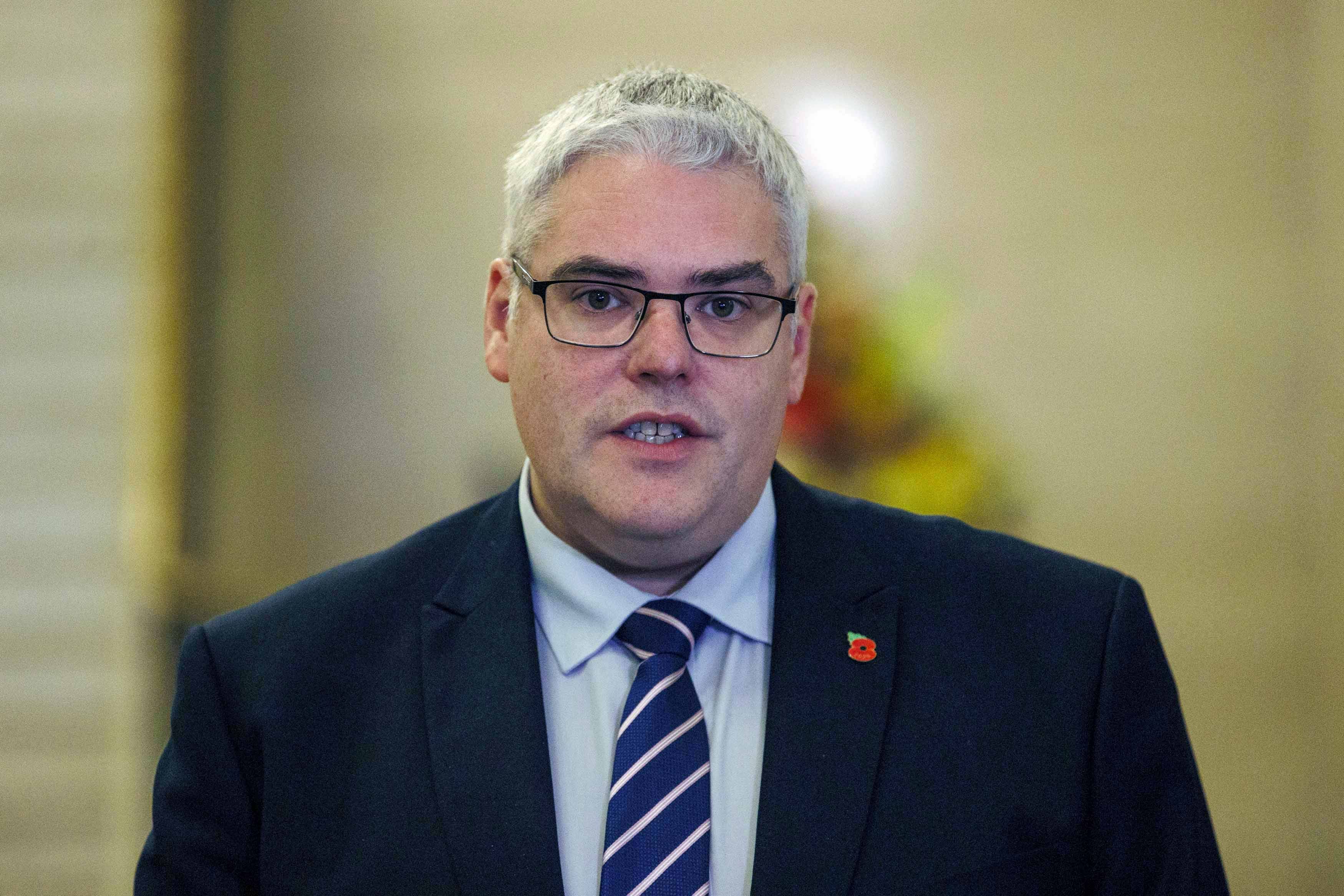 DUP leader Gavin Robinson (Liam McBurney/PA)