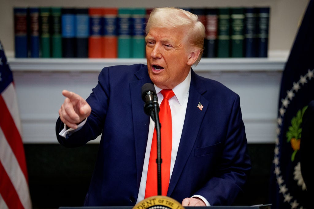<p>President Donald Trump at the White House on March 3, 2025. Trump announced this past weekend that he wants to enforce a one-year, 10 percent interest rate cap on credit cards</p>