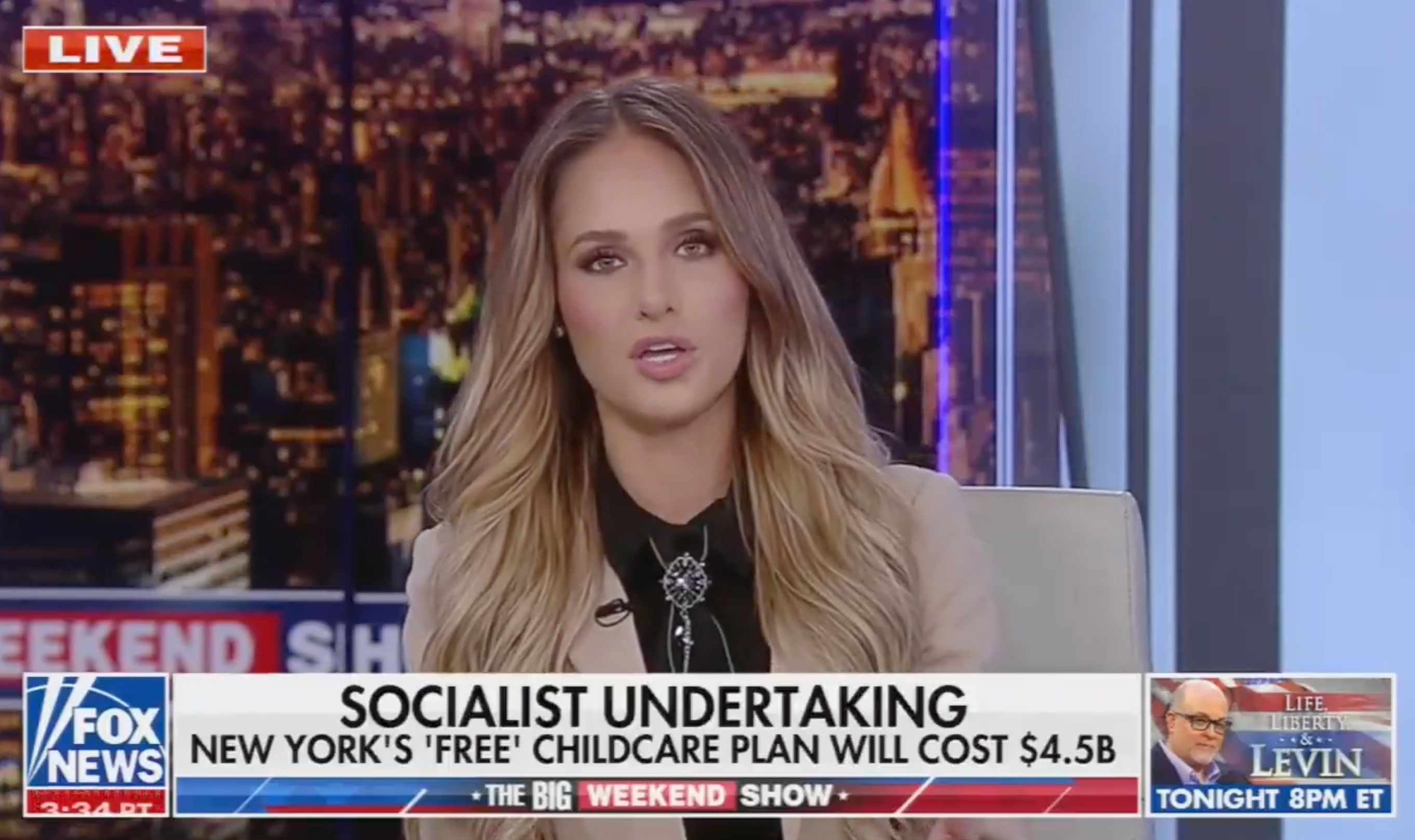 Tomi Lahren attacks Ms Rachel on Fox News's The Big Weekend Show on Sunday January 11, 2026