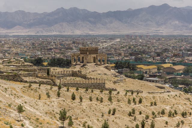 <p>Countries that come with a 'do not travel' warning can be found across South America and the Middle East. Pictured is Kabul, Afghanistan</p>