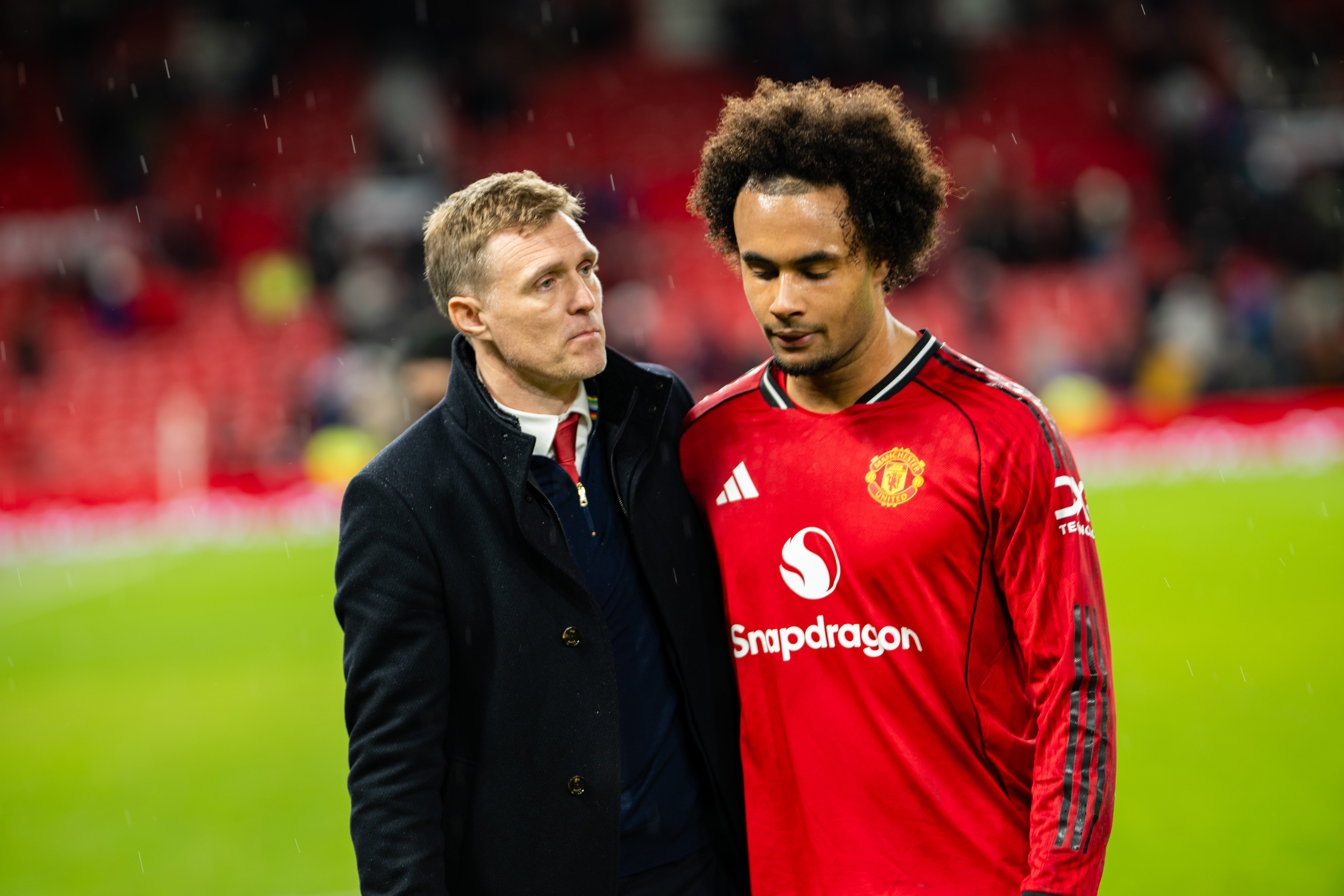 Joshua Zirkzee had been linked with a move away before Amorim’s departure