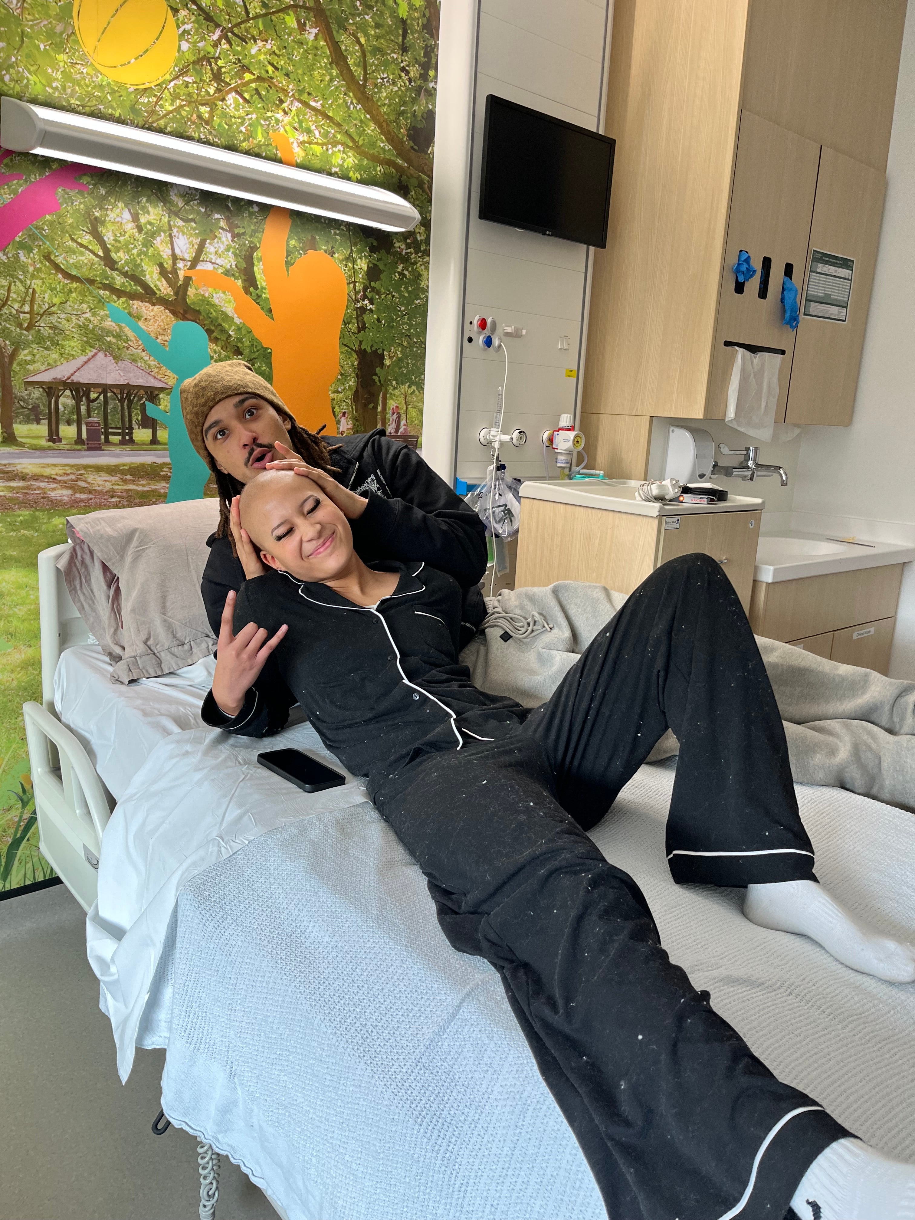 Morgané with her brother Max