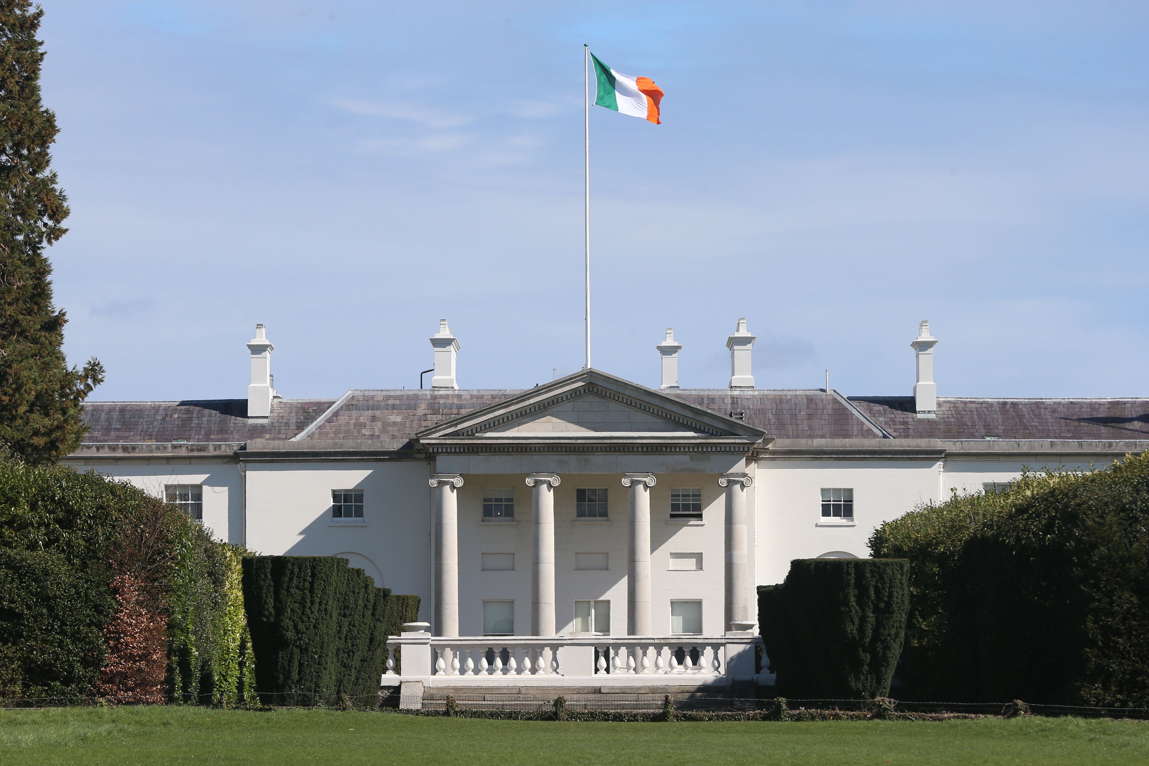 Aras an Uachtarain, home of the Irish President in Phoenix Park, Dublin (PA)