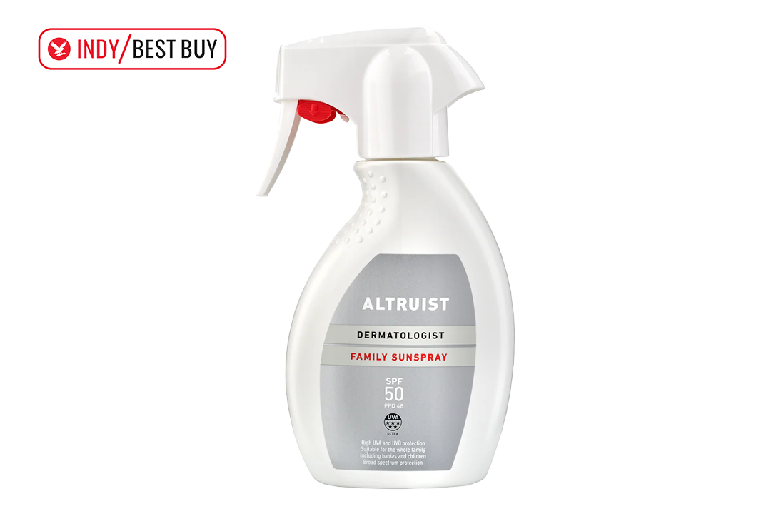 Best kids' sunscreen IndyBest review Altruist family sunspray, SPF 50