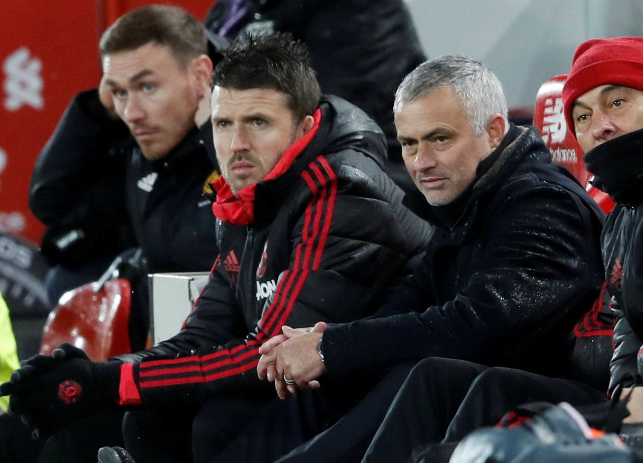 Carrick worked under Jose Mourinho in the Portuguese’s final season