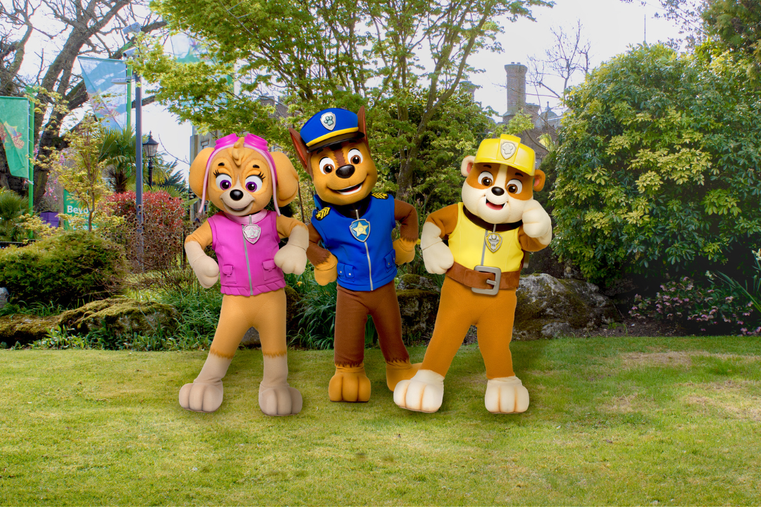 There will be four new Paw Patrol rides for children to enjoy