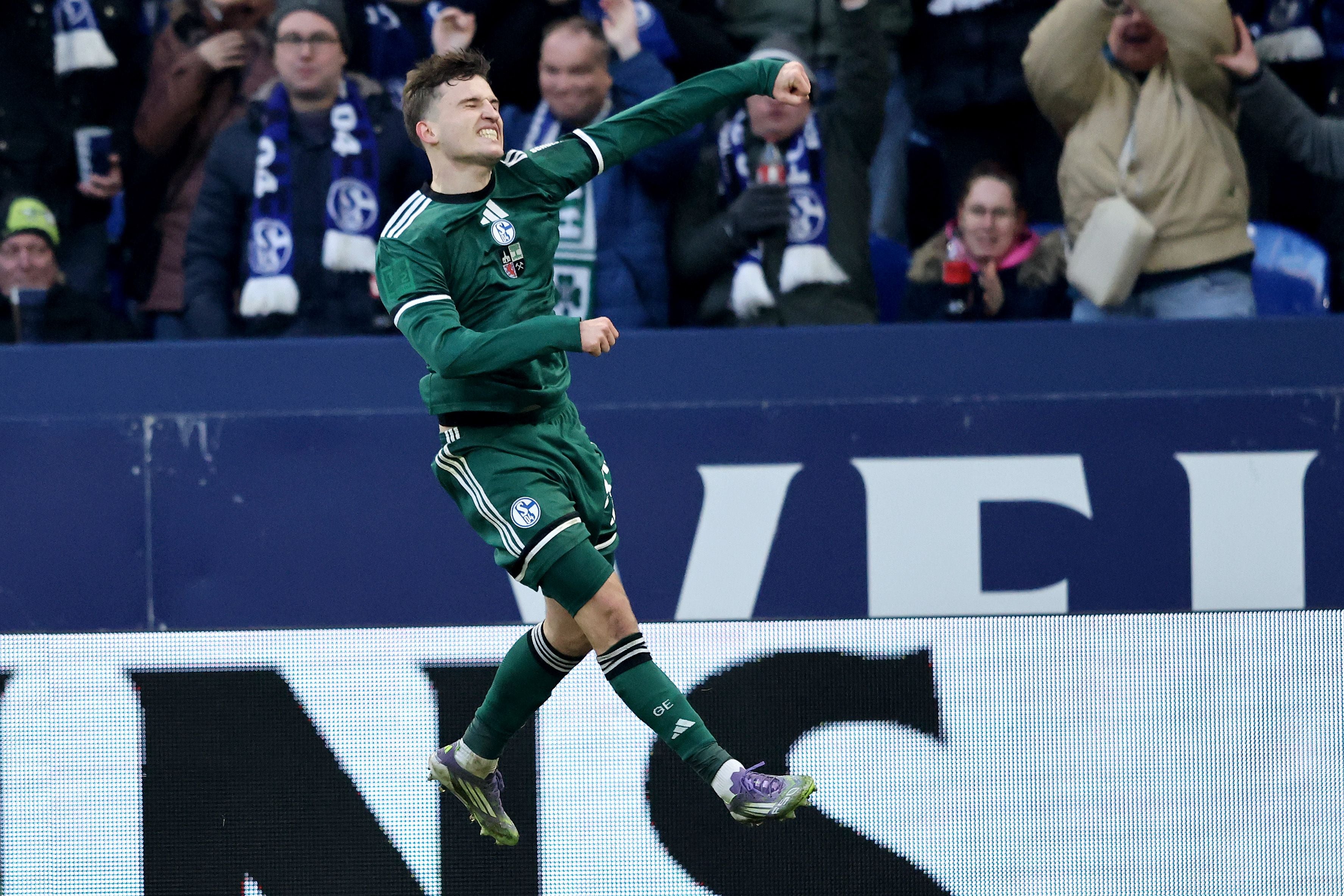 Schalke have won 12 and drawn one of their 17 league games this season to top the 2. Bundesliga table by three points