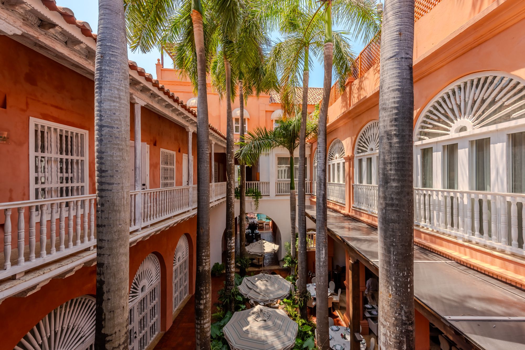 The hotel is found in an 18th-century colonial palace