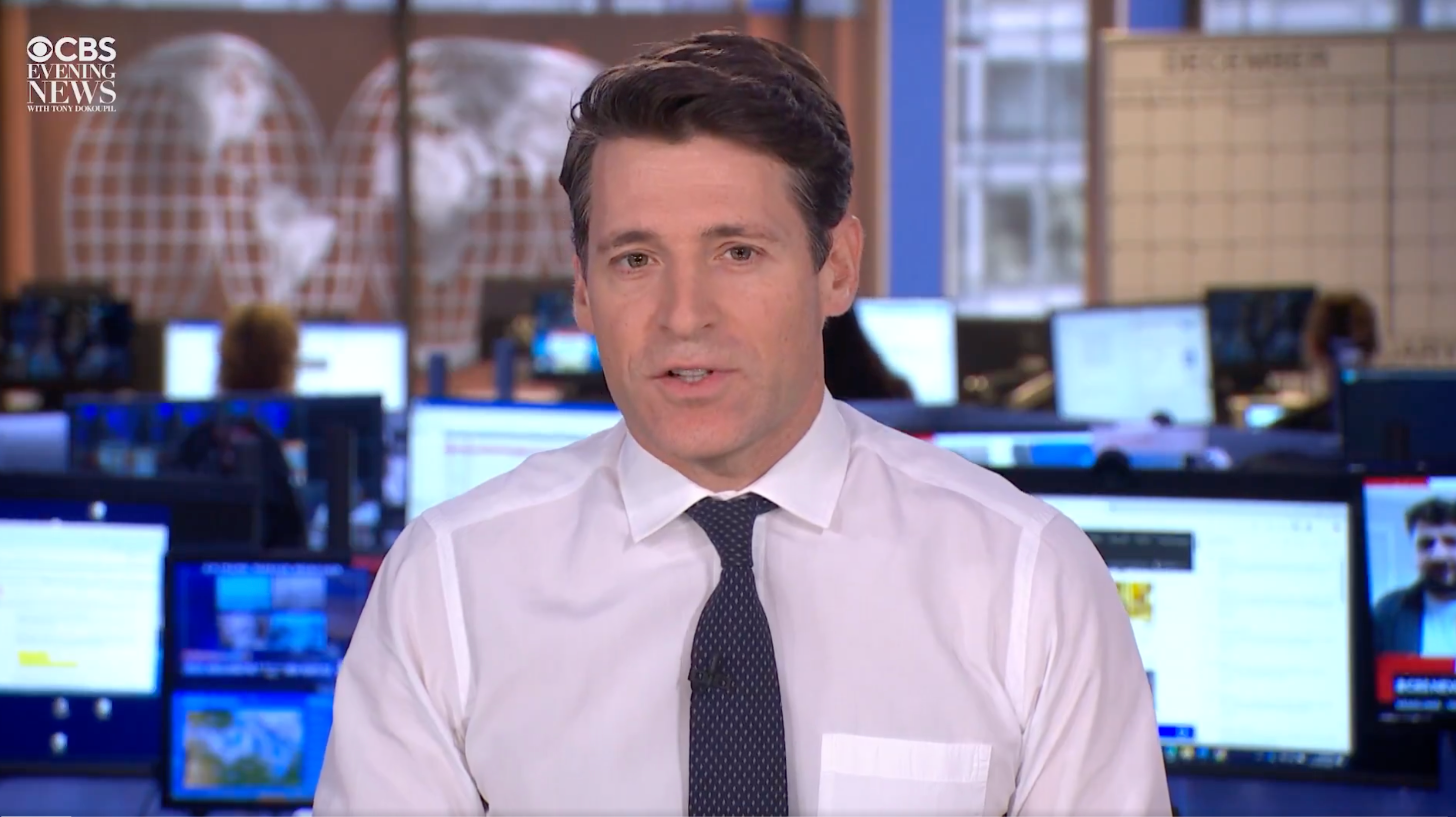 'First night, big problems here,' Dokoupil said during his debut telecast on January 5