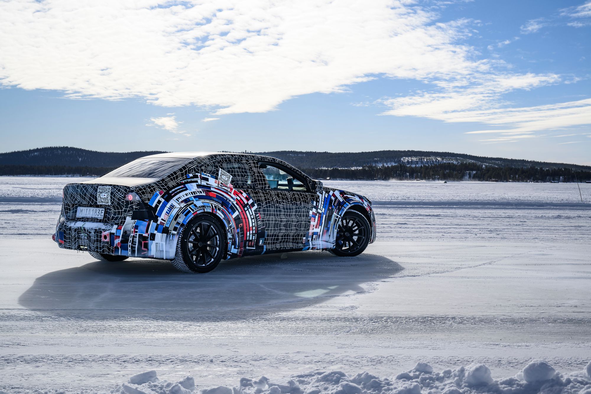 The new BMW M electric models will feature electric motors in each wheel for maximum performance and control