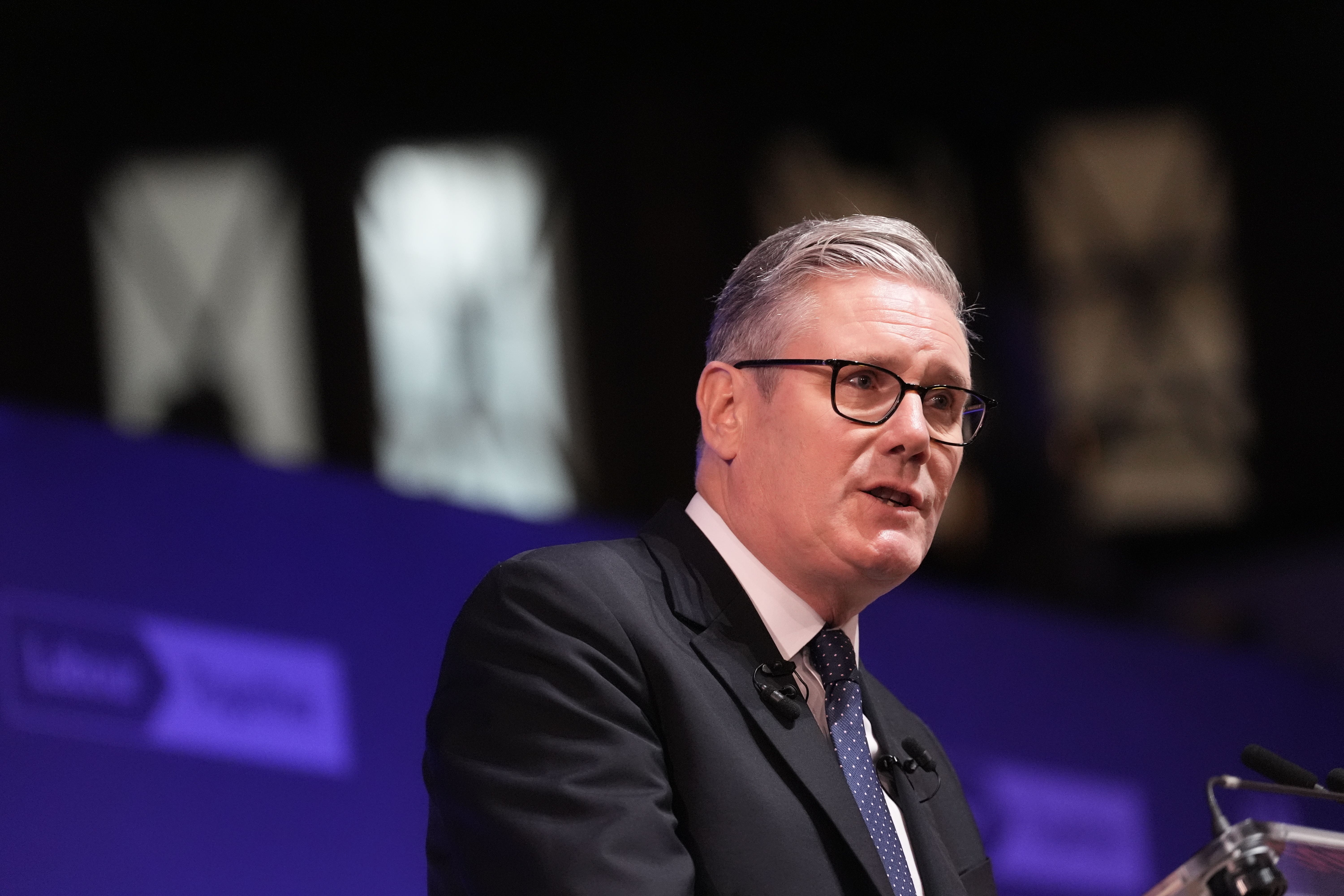 Sir Keir Starmer told a conference in London last year that digital ID would be mandatory to prove someone had the right to work in the UK (Stefan Rousseau/PA)