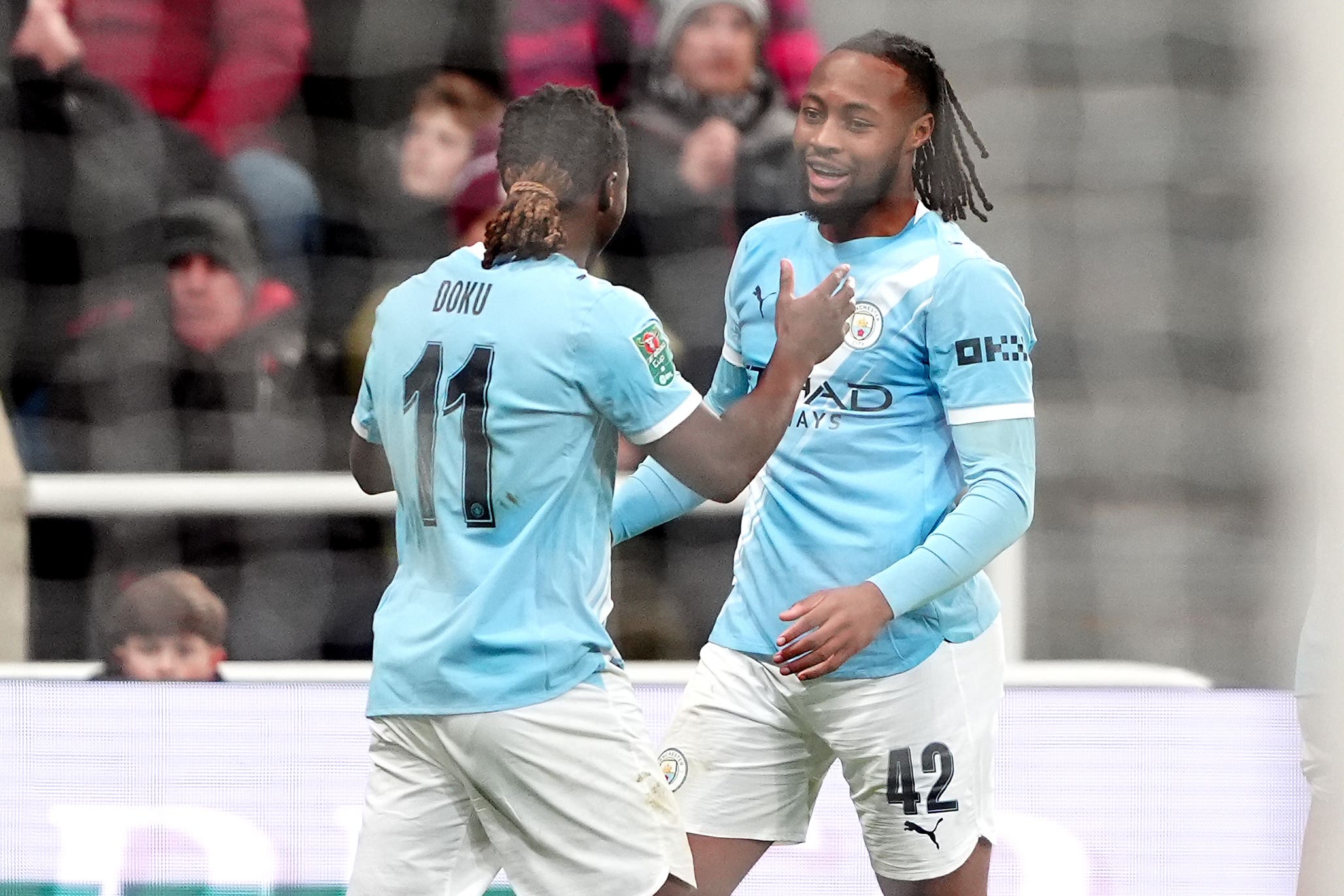 Antoine Semenyo continued his fine start to life with Manchester City