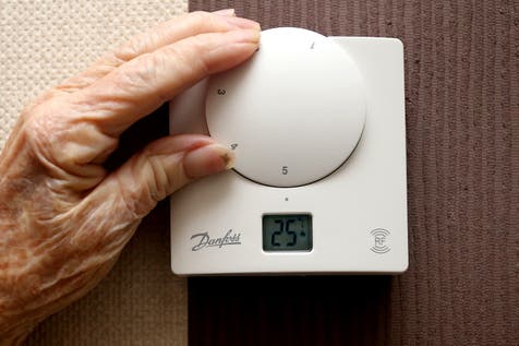 <p>Some 35% of older people surveyed said they are turning their heating down to help make ends meet (picture posed by model/Peter Byrne/PA Archive)</p>