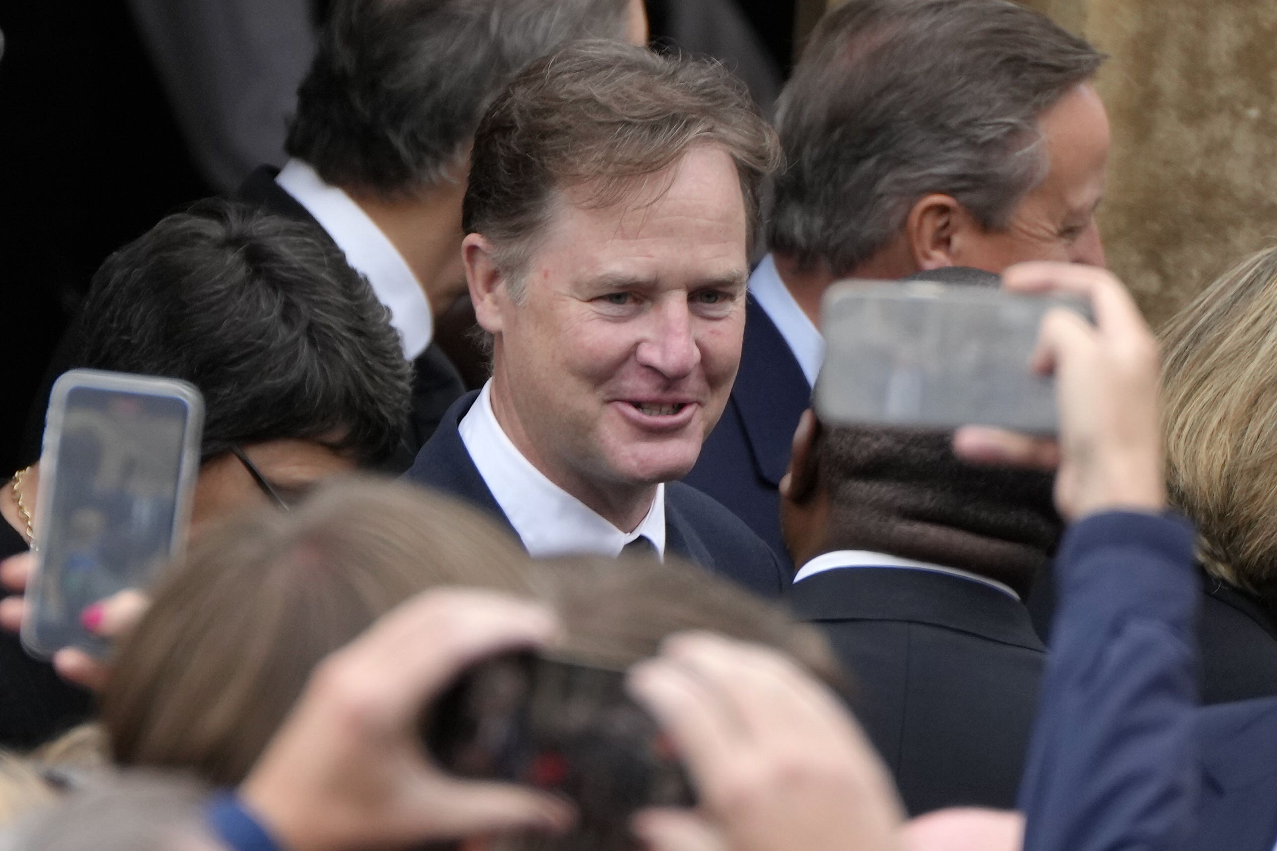 Sir Nick Clegg criticised what he called the ‘TikTokification’ of social media (Kirsty Wigglesworth/PA)