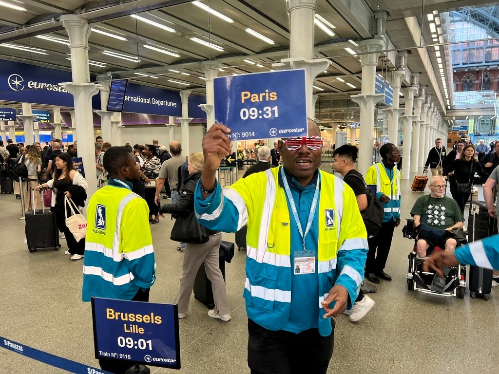 Your carriage awaits: the start of the journey from St Pancras to Palermo