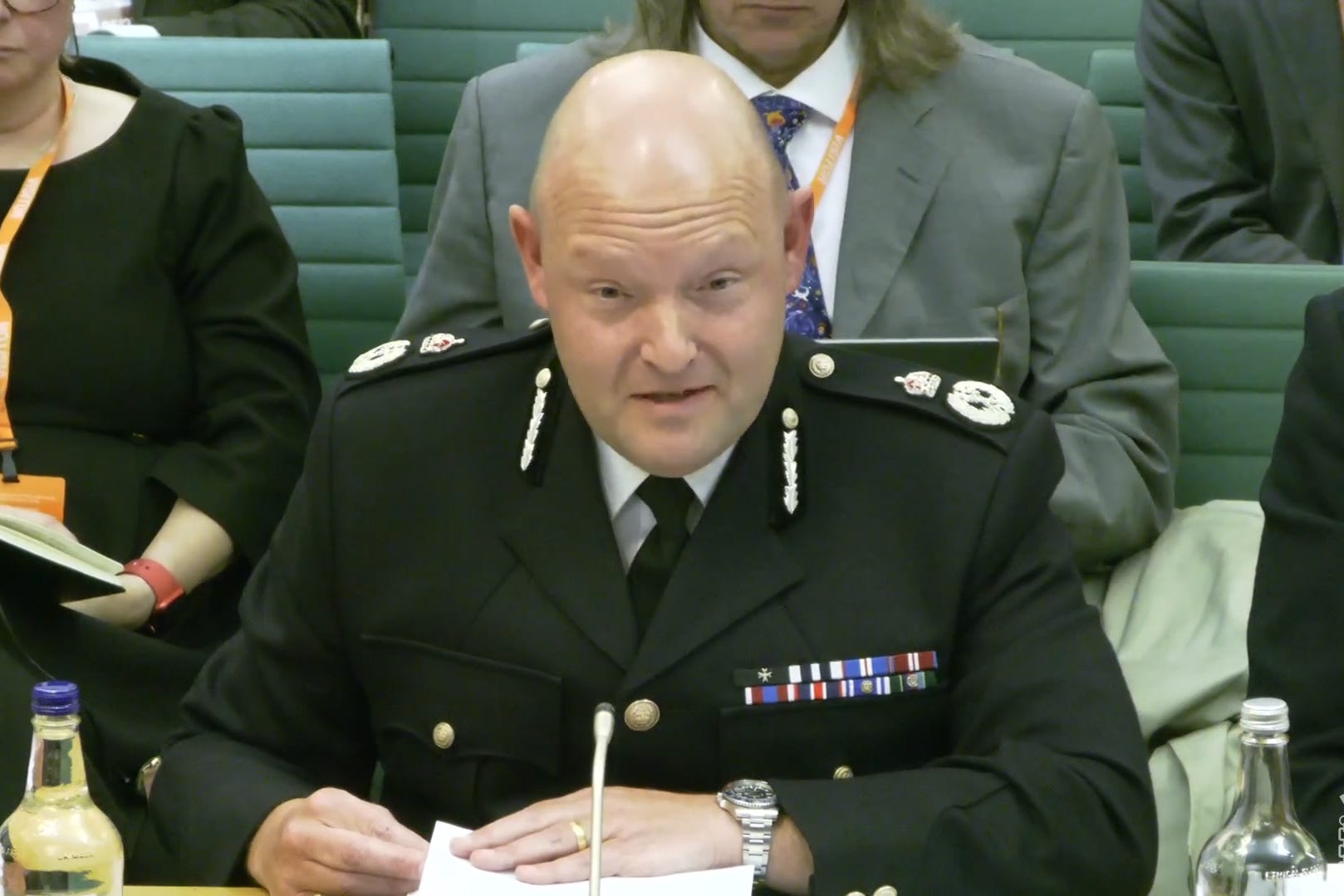 West Midlands Police chief Craig Guildford made the error in evidence to the Home Affairs Committee (House of Commons/PA)