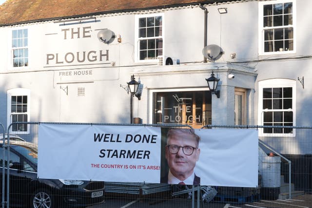 Pubs have been hitting out against increasing business rates (Gareth Fuller/PA)