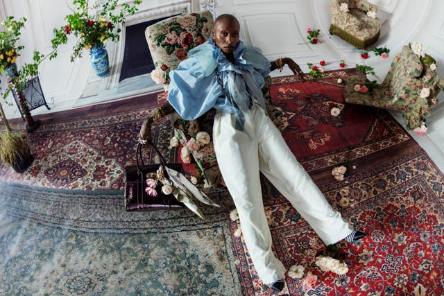 Luxury handbag maker Mulberry teamed up with Wicked star Cynthia Erivo for a campaign to relaunch its Roxanne bag collection (Mulberry/PA)