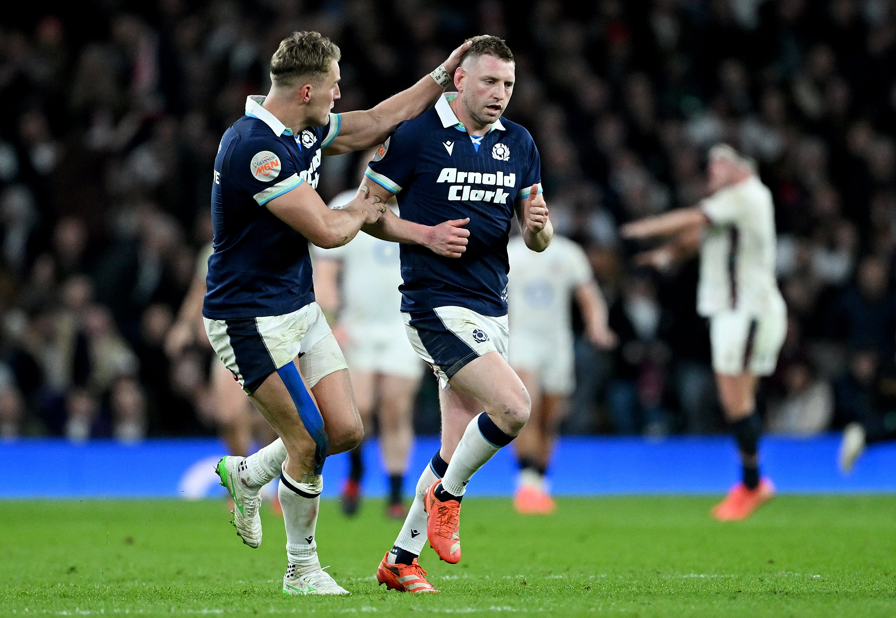 Russell and Duhan van der Merwe have been in contact ahead of Friday’s clash at the Rec