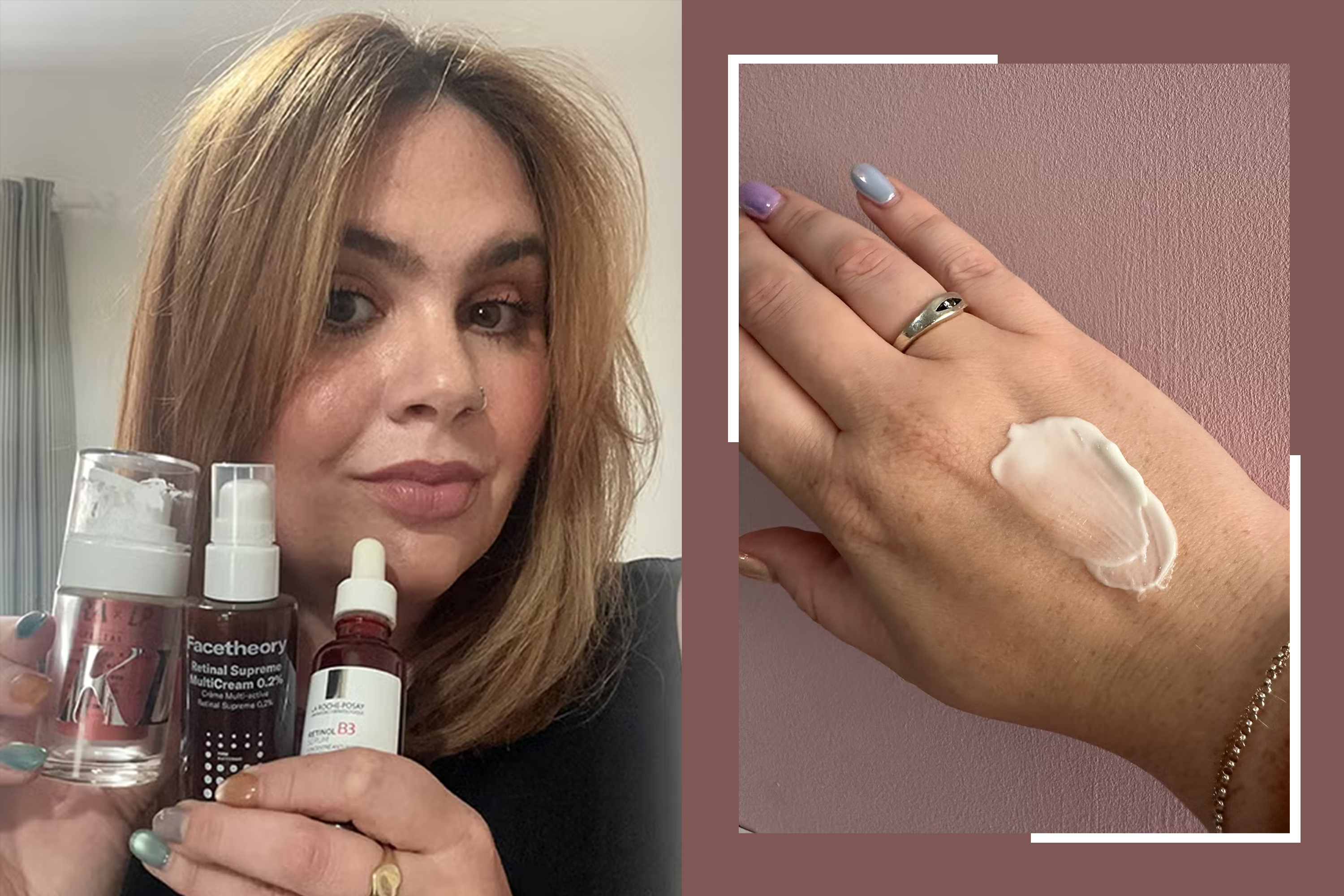 <p>Retinol can boost collagen production, which helps to hydrate your skin and target fine lines </p>