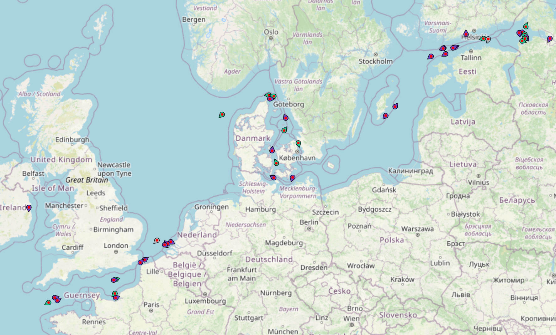 The Russia-linked shadow fleet tankers operating around Europe