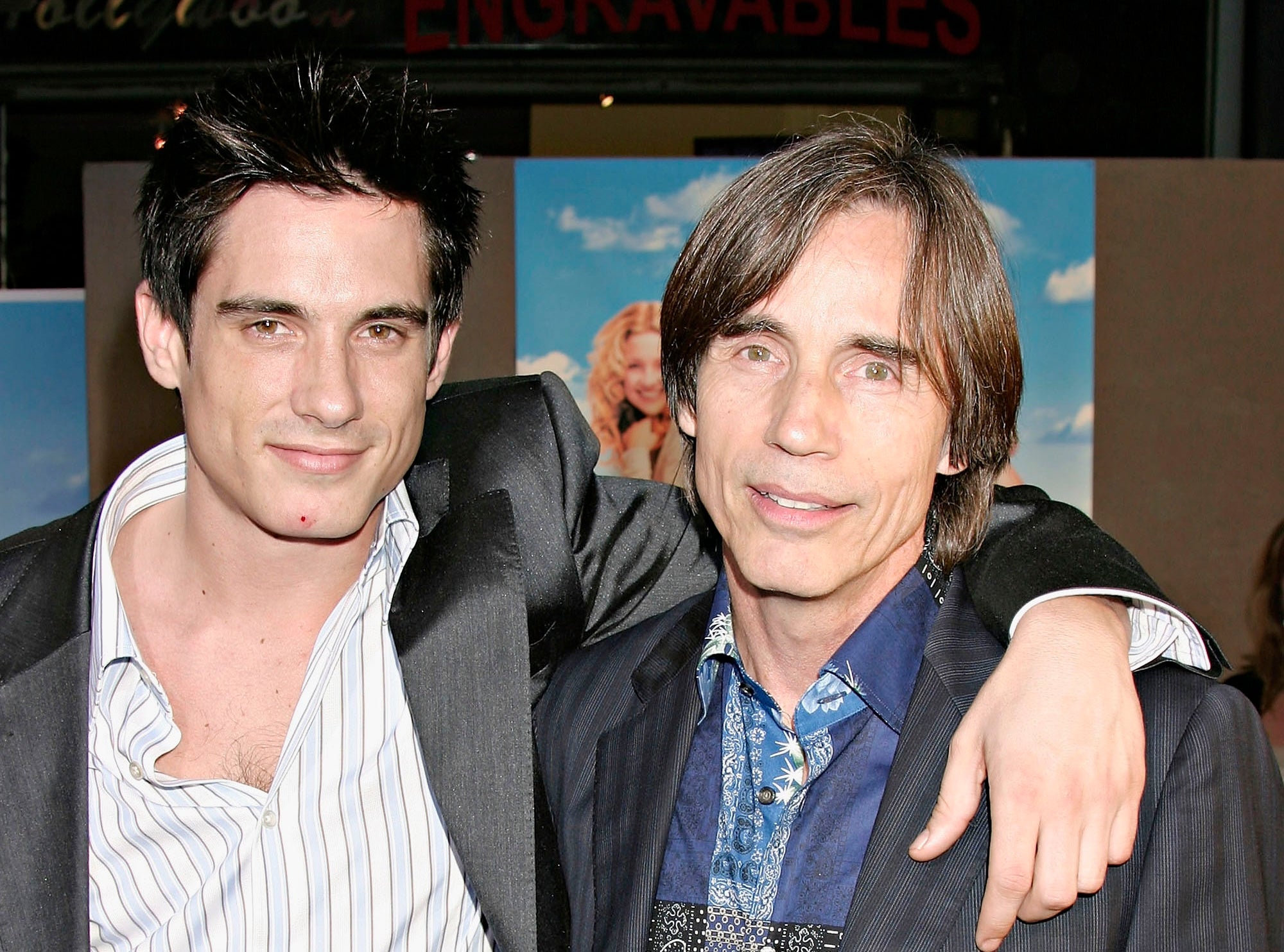 <p>Ethan Browne (left) was the eldest son of singer-songwriter Jackson Browne (right)</p>