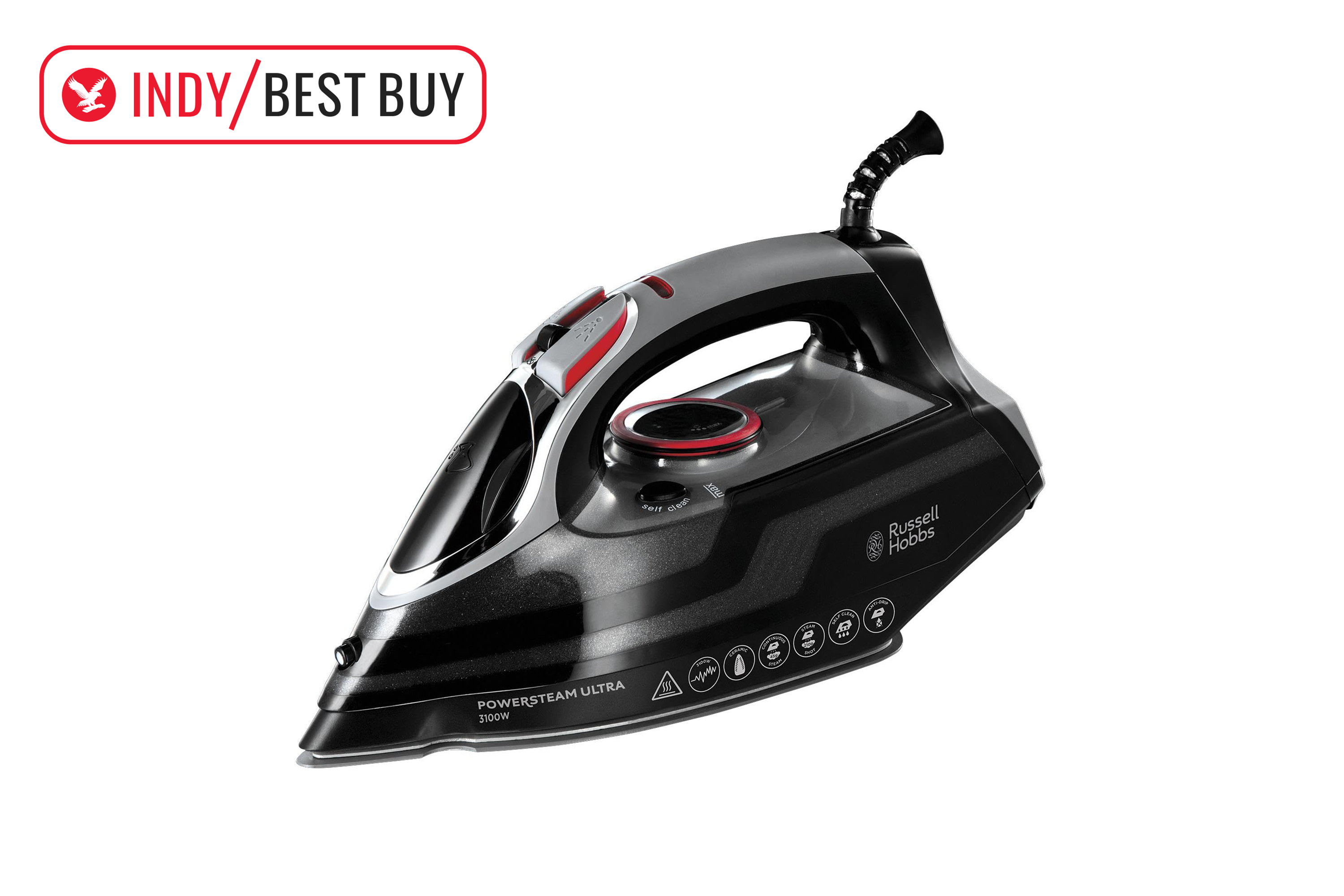 best steam irons indybest review Russell Hobbs power steam ultra steam iron
