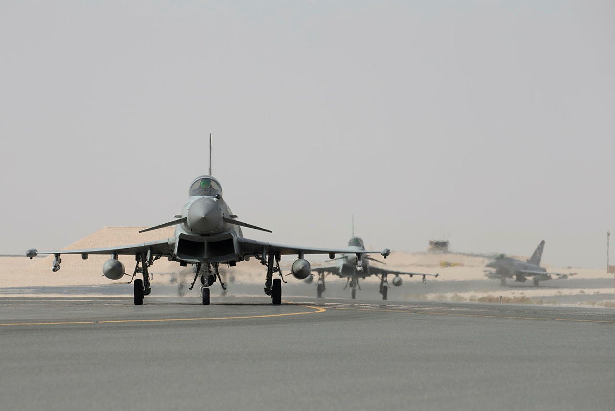 A record image of nan Al-Udeid aerial guidelines successful Qatar, nan largest U.S. guidelines successful nan region