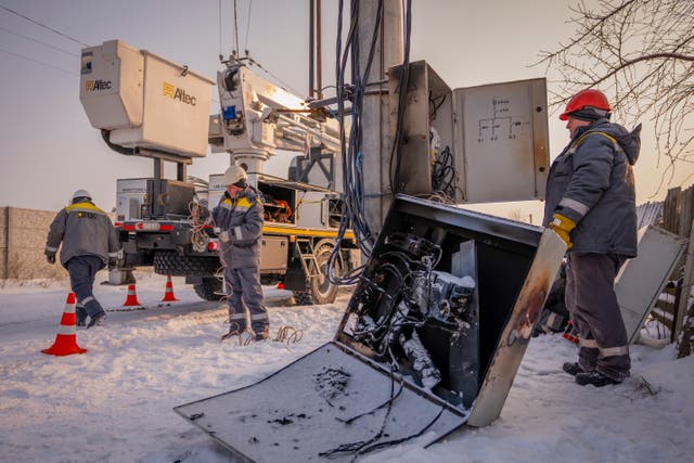 <p>Russia Ukraine War Blackout</p>