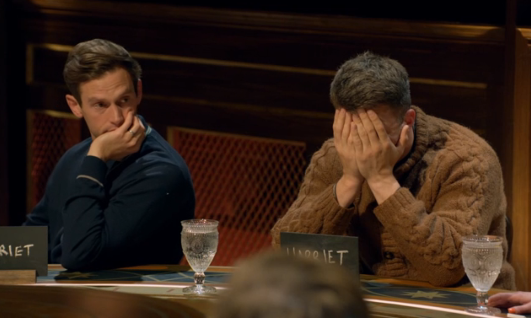 <p>Harriet got the most votes at the round table</p>