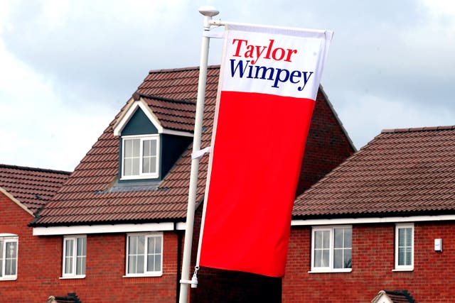 Taylor Wimpey suffered a sales slowdown amid uncertainty ahead of last November’s budget (PA)