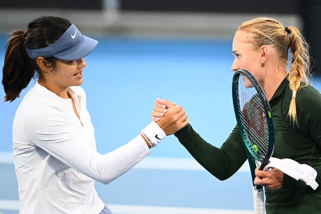 <p>Emma Raducanu, who is seeded 28th for the Australian Open, was beaten by Australian wildcard Taylah Preston at the Hobart International </p>
