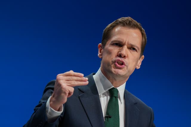 <p>Robert Jenrick has been far from complimentary of Nigel Farage in the past </p>