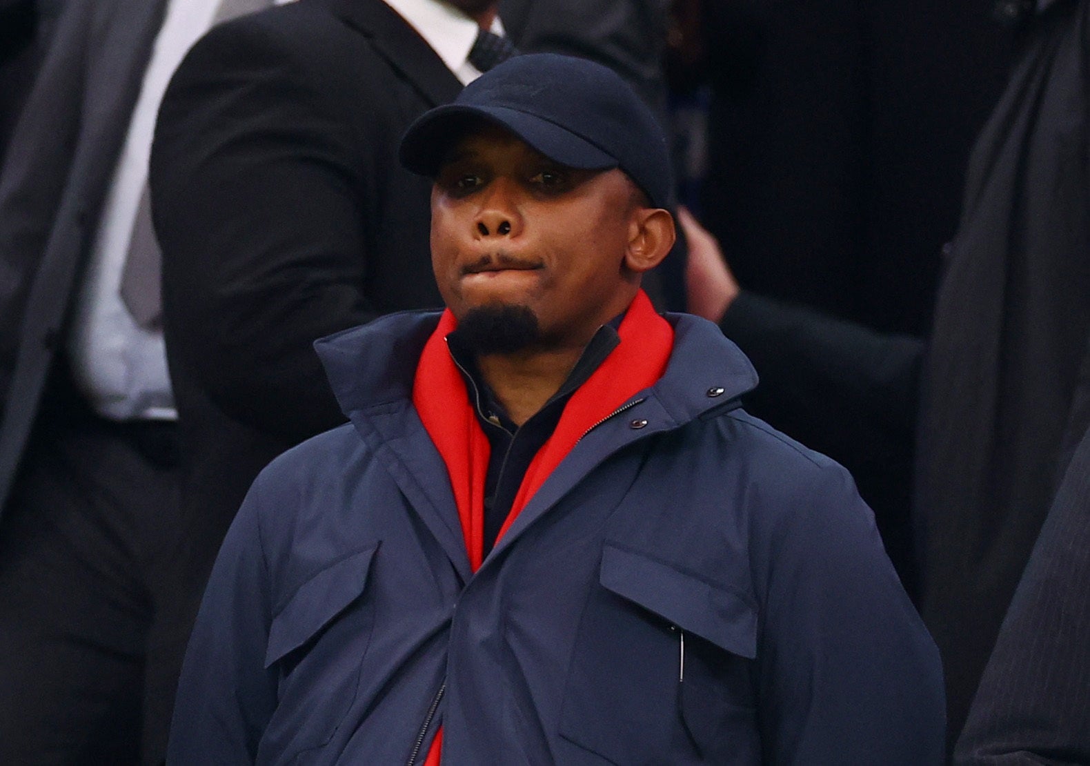 <p>Samuel Eto'o has been given a four-game ban</p>