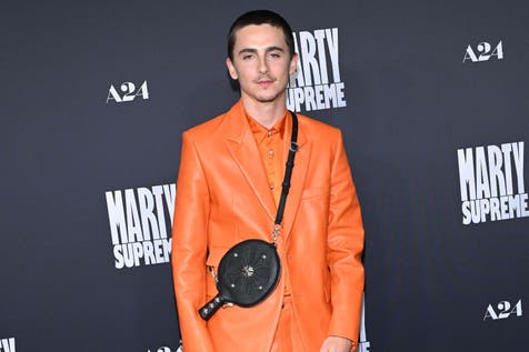 <p>In Marty Supreme, Timothée Chalamet plays Marty Mauser, a charismatic hustler and rising star in 1950s New York City’s table tennis scene</p>