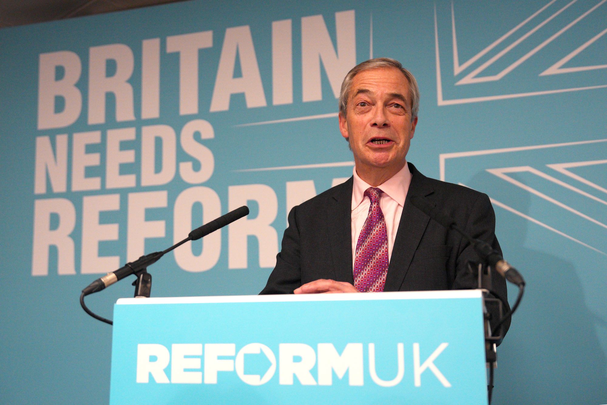 Nigel Farage has previously said he admires Vladimir Putin