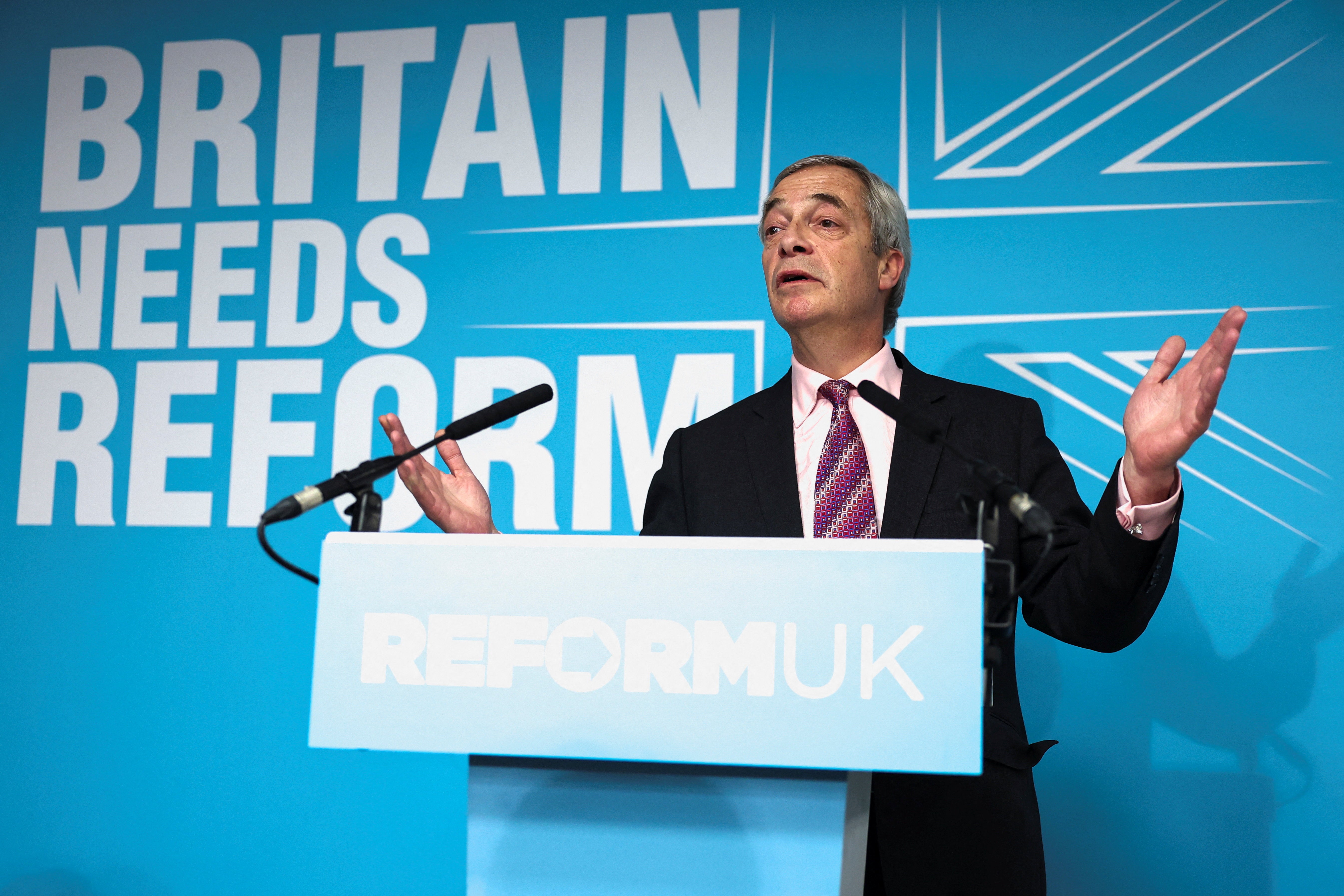 At the Reform UK conference on Thursday, Farage said, following Jenrick’s defection: ‘This is a big day in the realignment of the genuine centre-right of this country’