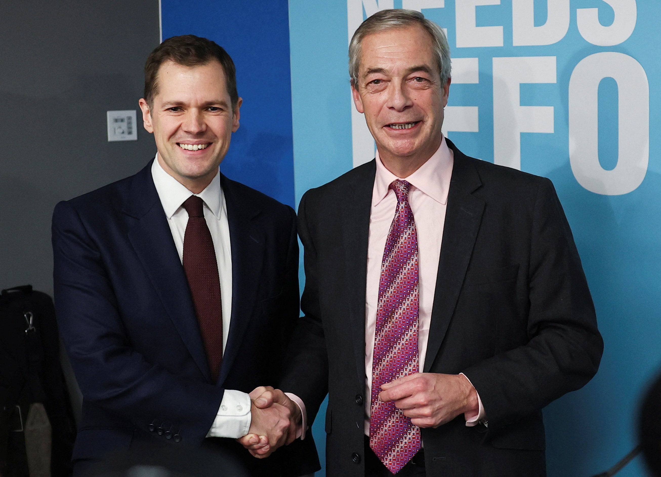 <p>Robert Jenrick dramatically defected to Reform on Thursday after his plans were leaked to Tory leader Kemi Badenoch</p>