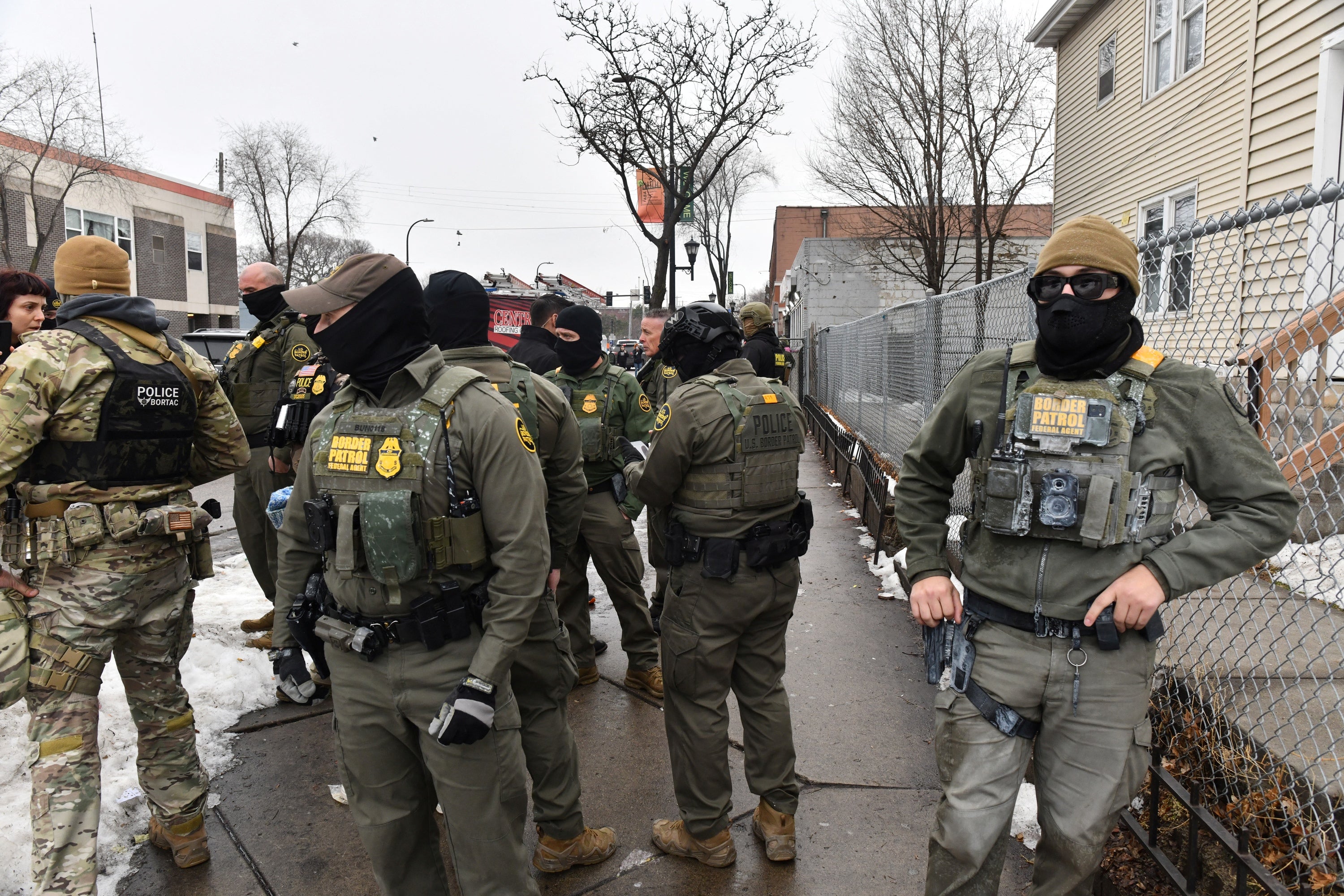 Hundreds of federal immigration enforcement agents in have been deployed to the Minneapolis area in recent days