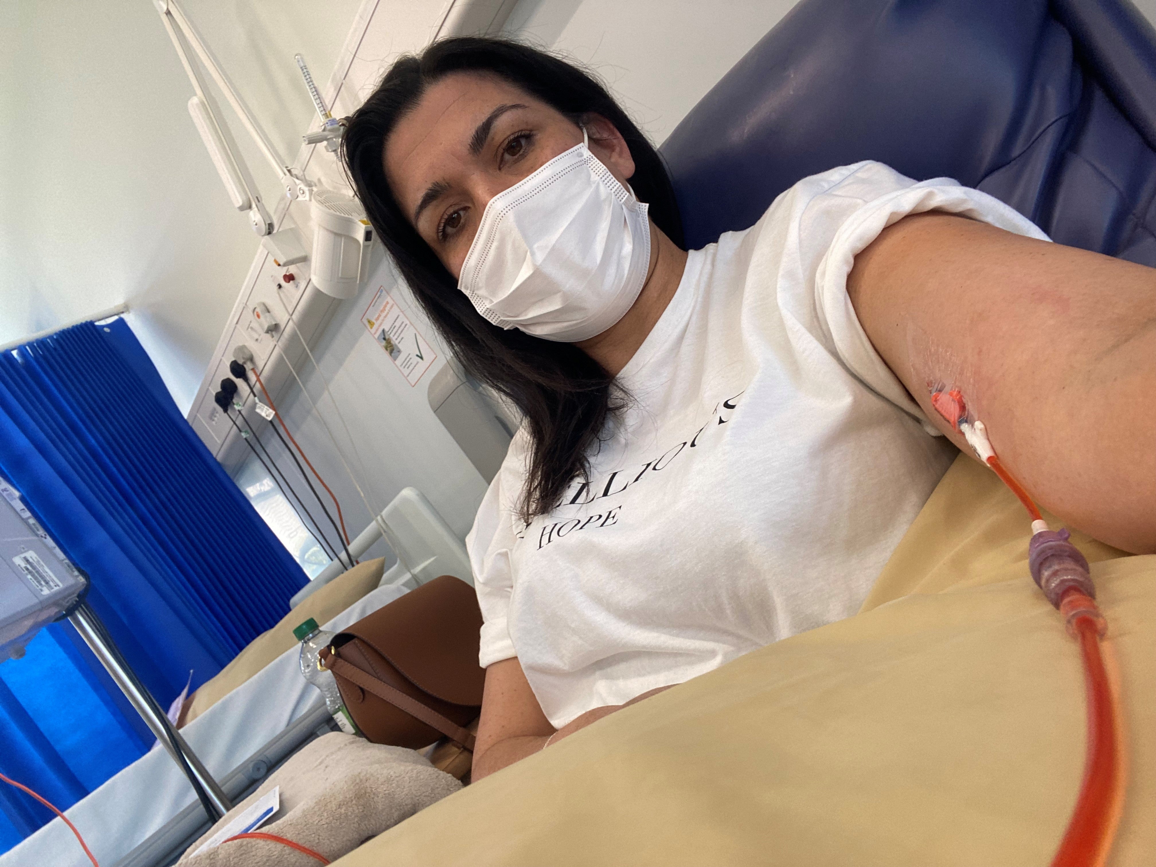 Vicki was diagnosed with lobular breast cancer in February 2022