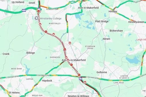 The National Highways currently believe the M6 will remain closed throughout the day