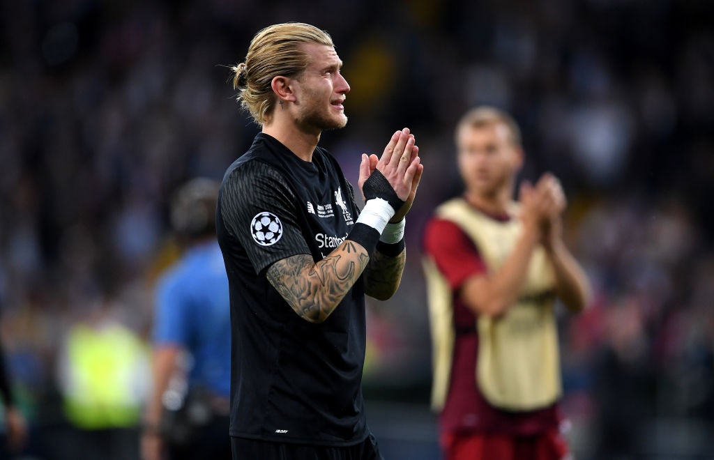 Karius tearfully apologises to the Liverpool fans after his nightmare display in the 2018 Champions League final