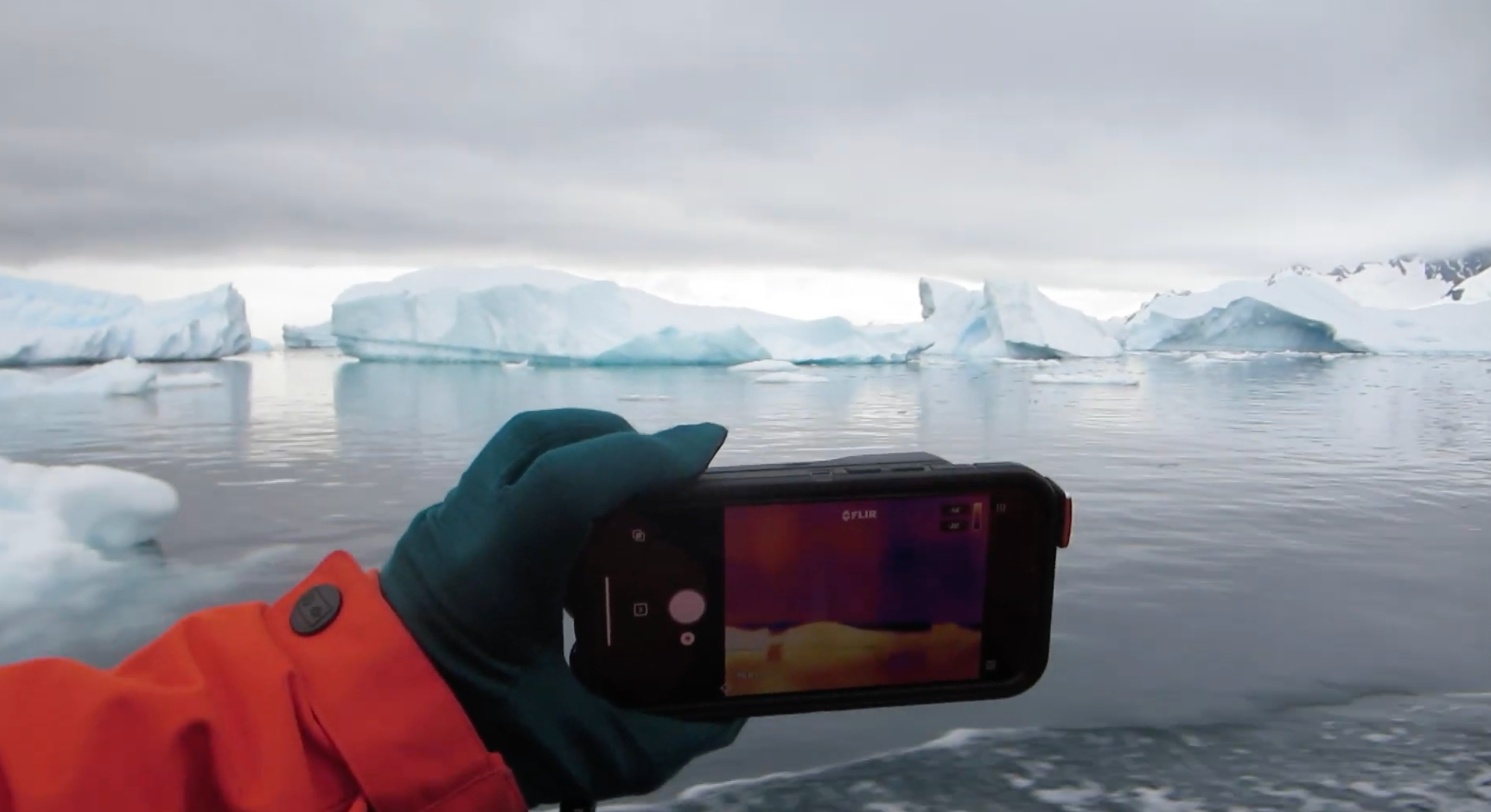 This cruise line is teaching guests how to track climate change in polar ice caps