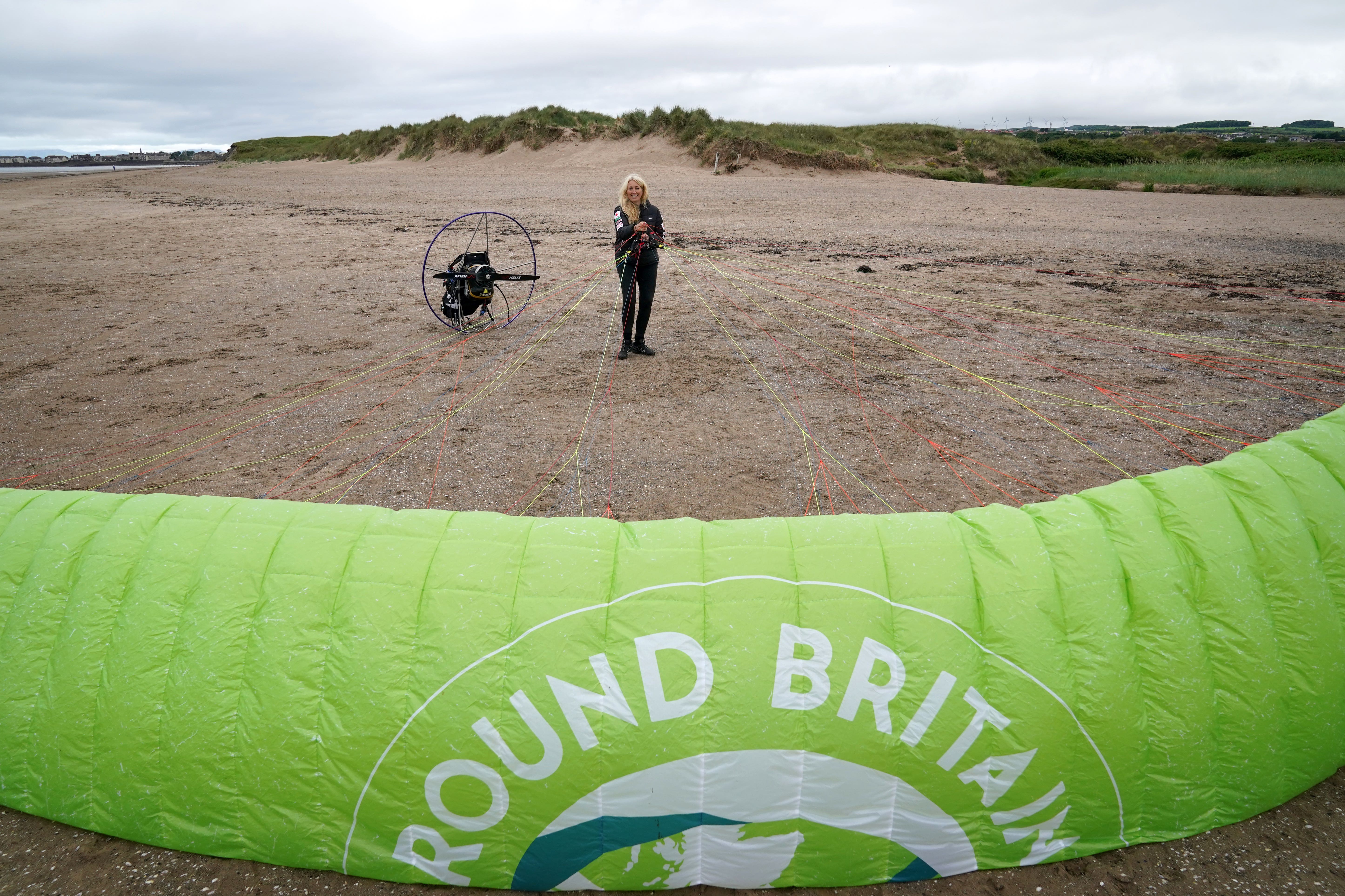 Dan Burton died while filming a documentary with climate activist Sacha Dench (PA)