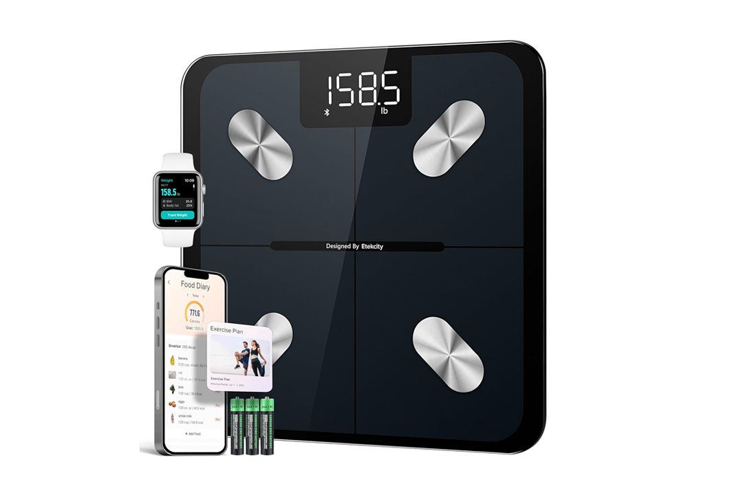 Best bathroom scales Indybest review Etekcity smart bathroom scale  